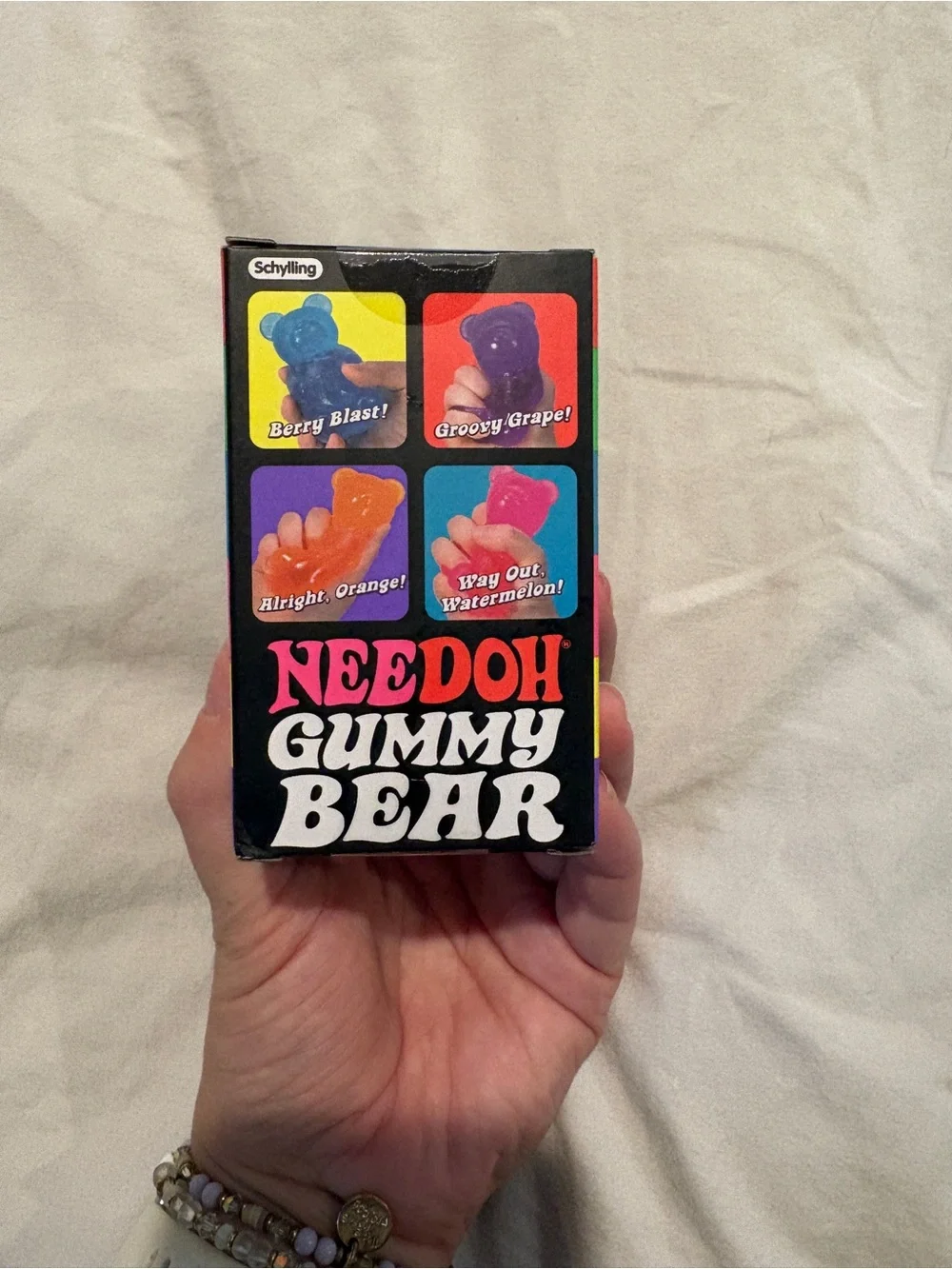 Schylling Nee Doh Gummy Bear Sensory Toy - Purple